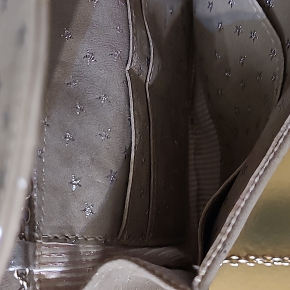 Lauren Merkin Star Print Suede Petite Shoulder Bag - Picture 4 of 5